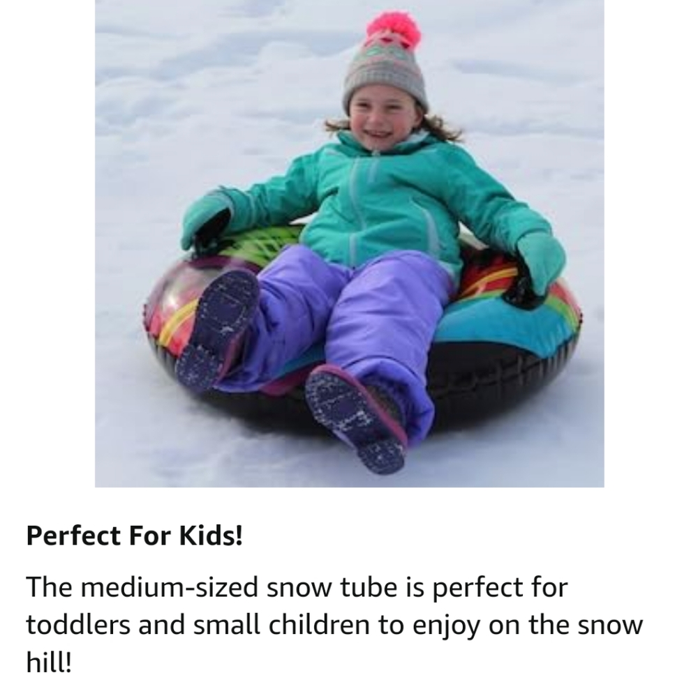 Blizzard Inflatable Snow Tube 39” Heavy Duty